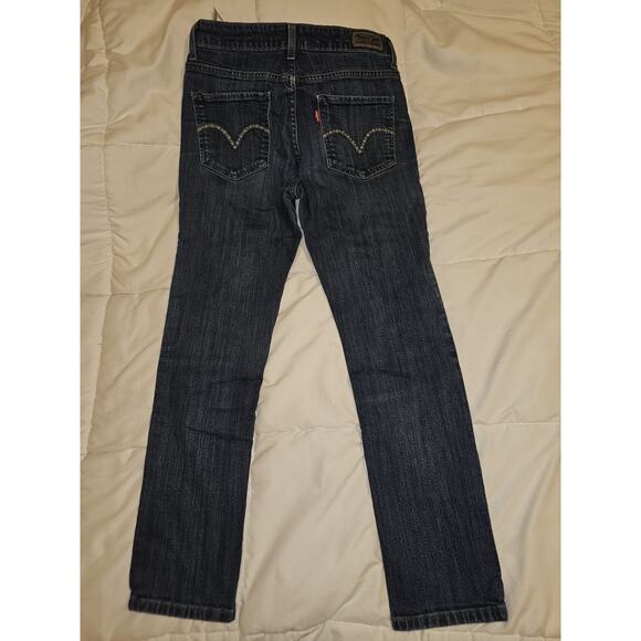 Levi’s Women’s Skinny Jeans W29 L30 Blue Stretch Denim Mid Rise - Picture 2 of 8
